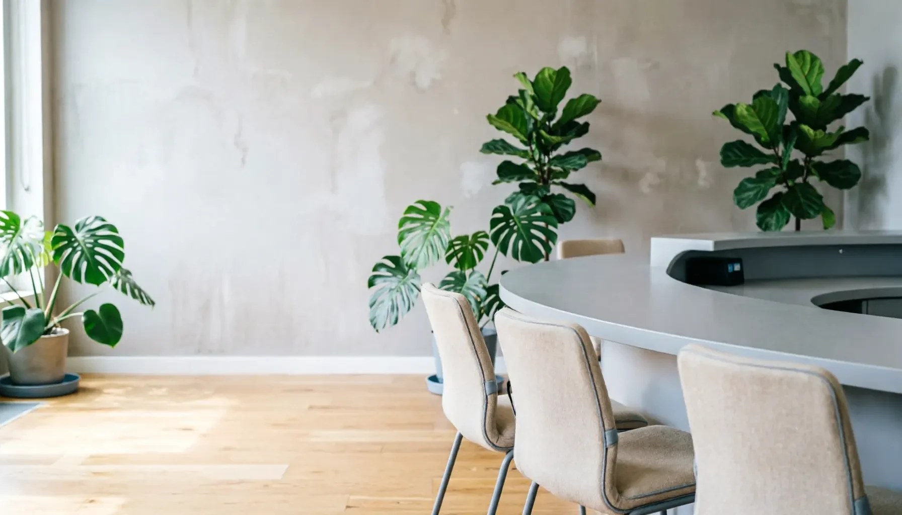 Business team helpdesk support office